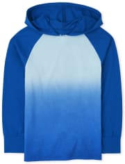 Boys Ombre Hooded Top