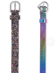 Girls Glitter Belt 2-Pack