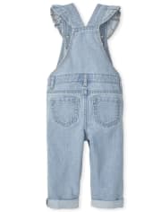 Salopette à volants pour bébés et petites filles