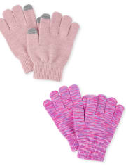 Paquete de 2 guantes para mensajes de texto para niñas