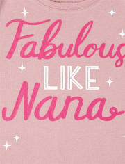 T-shirt graphique Nana pour bébés et petites filles