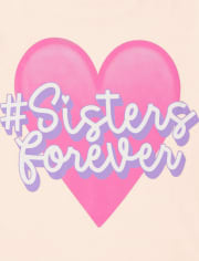 T-shirt graphique pour sœurs