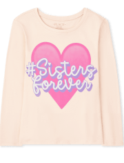 T-shirt graphique pour sœurs
