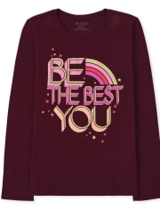 Girls Best You Graphic Tee