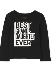 Baby And Toddler Girls Matching Family Granddaughter Graphic Tee