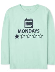 Boys Mondays Graphic Tee