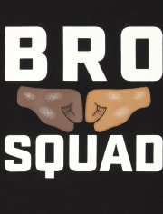 Camiseta con gráfico Bro Squad para niños
