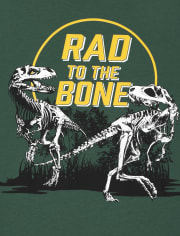 Camiseta gráfica Rad Dino para niños