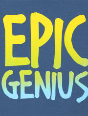 T-shirt graphique Epic Genius pour garçons