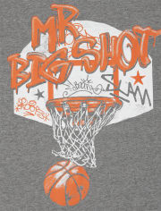 T-shirt graphique de basket-ball pour garçons