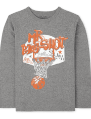 T-shirt graphique de basket-ball pour garçons