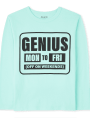 Boys Genius Graphic Tee
