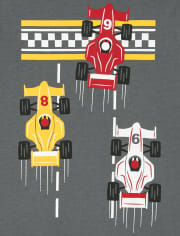 Toddler Boys Race Car Graphic Tee