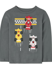 Toddler Boys Race Car Graphic Tee