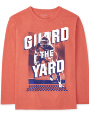 Boys Football Graphic Tee
