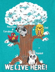 Lot de 2 t-shirts graphiques éducatifs pour tout-petits garçons