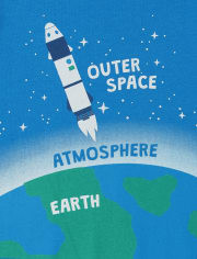 Toddler Boys Space Graphic Tee