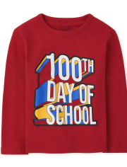 Toddler Boys 100th Day Of School Graphic Tee
