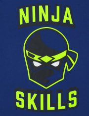 Camiseta gráfica Ninja Skills para niños