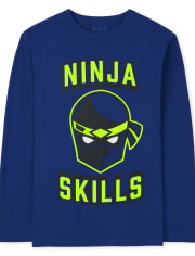 Camiseta gráfica Ninja Skills para niños