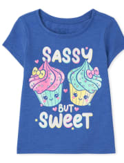 Baby And Toddler Girls Sweet Graphic Tee