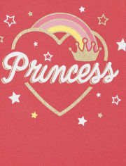 Toddler Girls Princess Graphic Tee 2-Pack
