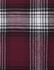 Boys Plaid Flannel Button Up Shirt