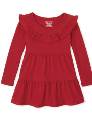 Baby And Toddler Girls Tiered Dress