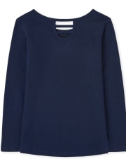Girls Snowflake High Low Top