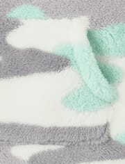 Jersey de sherpa con media cremallera y cuello simulado para niñas