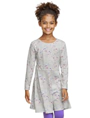 Girls Print Everyday Dress