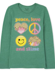 Girls Slime Graphic Tee