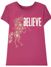 Camiseta estampada Girls Believe