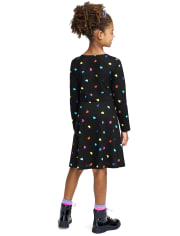 Girls Print Skater Dress