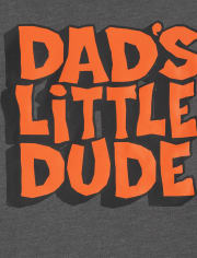 T-shirt graphique Dad's Dude pour bébés et tout-petits garçons