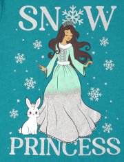 Girls Snow Princess Graphic Tee