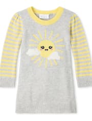 Baby And Toddler Girls Sun Sweater Dress