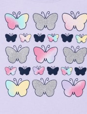Toddler Girls Butterfly 2-Piece Set