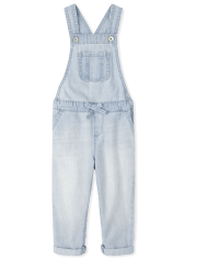 Salopette en jean pour bébés et petites filles