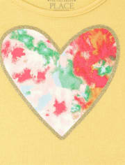 Toddler Girls Tie Dye Heart 2-Piece Set