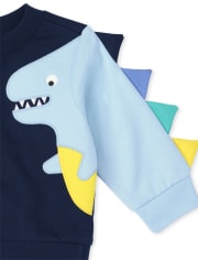 Conjunto de ropa de juego de 3 piezas Dino para bebés niños