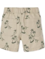 Baby And Toddler Boys Print Pull On Jogger Shorts