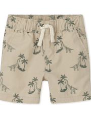 Baby And Toddler Boys Print Pull On Jogger Shorts