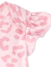 Baby Girls Leopard Tutu Bodysuit 2-Pack