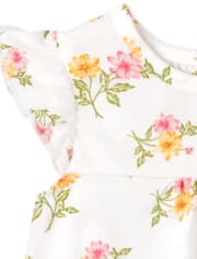 Baby Girls Floral Romper 2-Pack