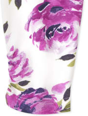 Baby Girls Floral Ruffle Pants 2-Pack