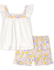 Toddler Girls Floral 2-Piece Set