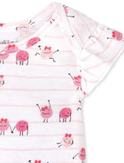 Baby Girls Monster Bodysuit 5-Pack