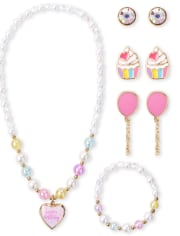 Girls Birthday 5-Piece Jewelry Set