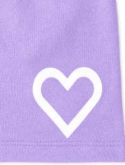 Girls Print Shorts 2-Pack